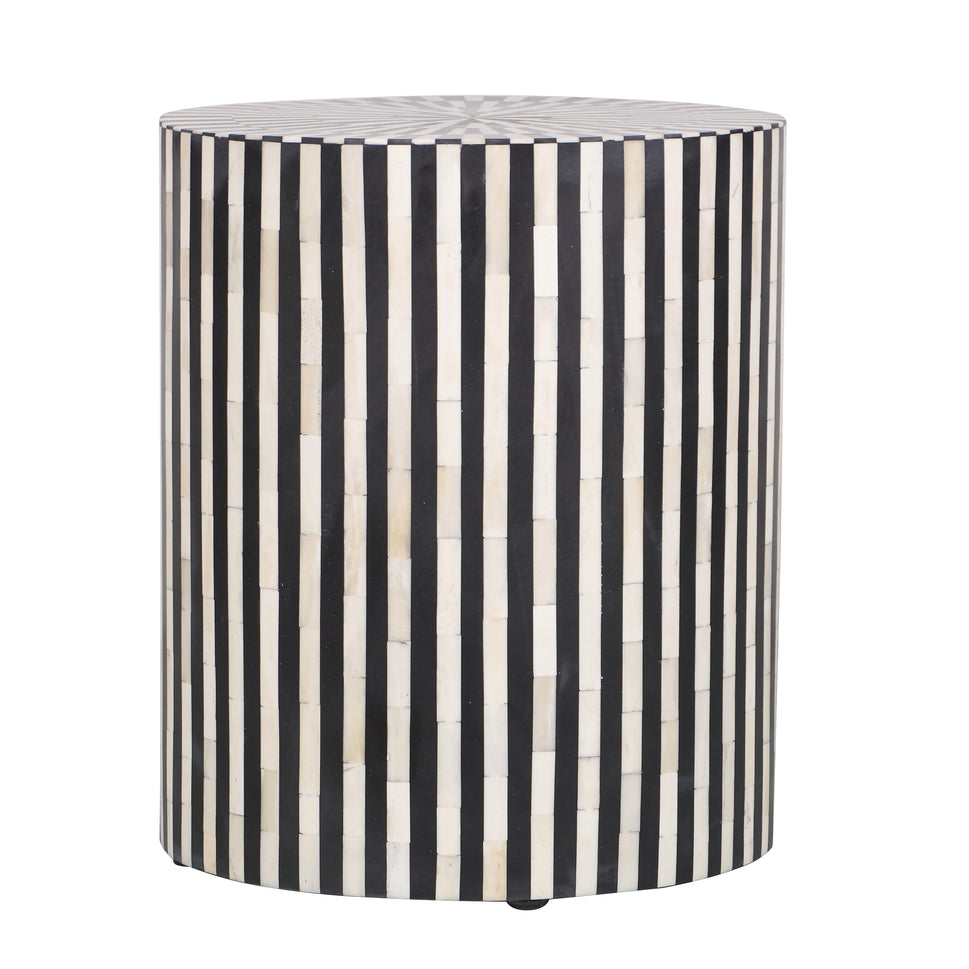 Mike Bone Inlay Stool