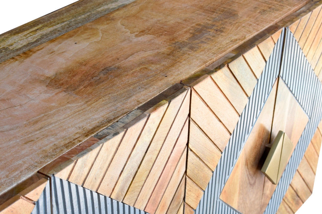 Wendy Hand Carved Wooden TV Console