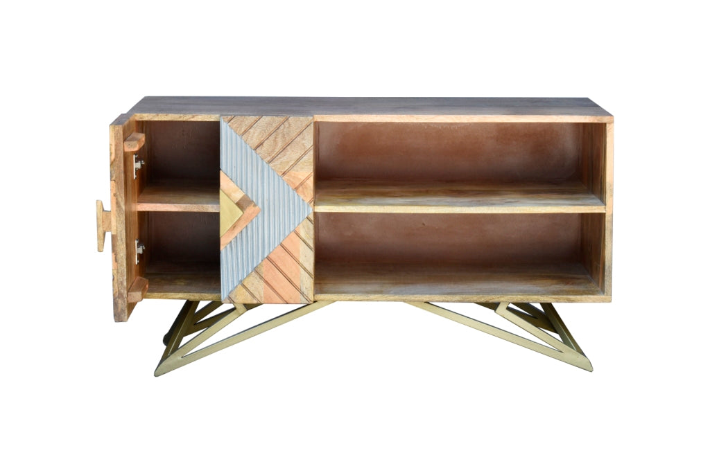 Wendy Hand Carved Wooden TV Console