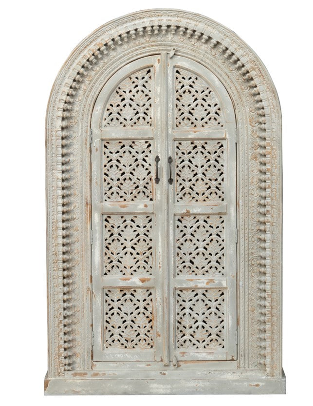 Gemma Hand Carved  Almirah
