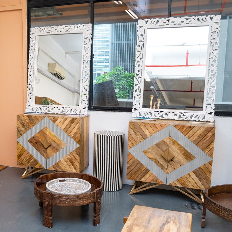 Arthur Carved Wooden Cabinet