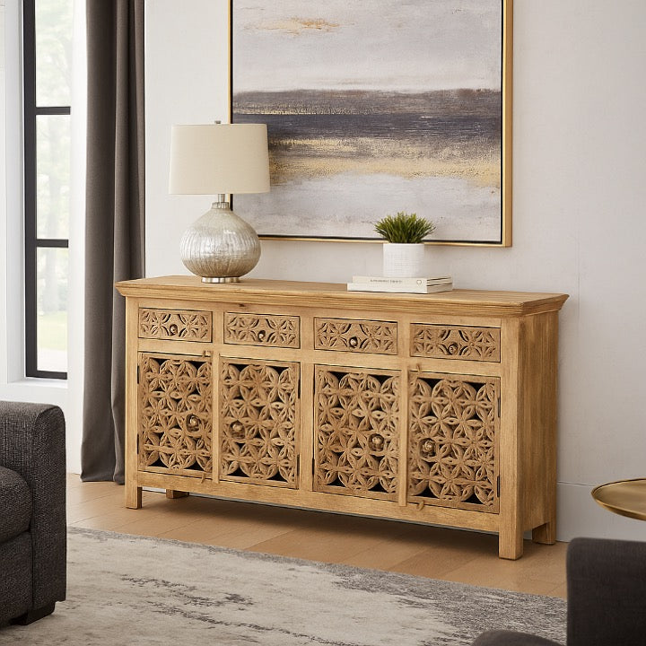Carter Hand Carved Side Board