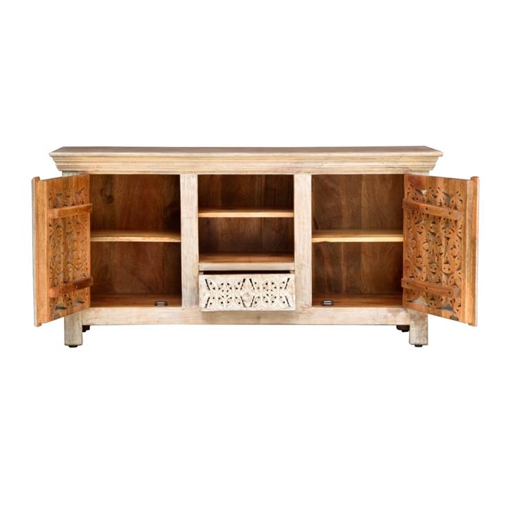 Linehan Hand Carved Wooden TV Cabinet