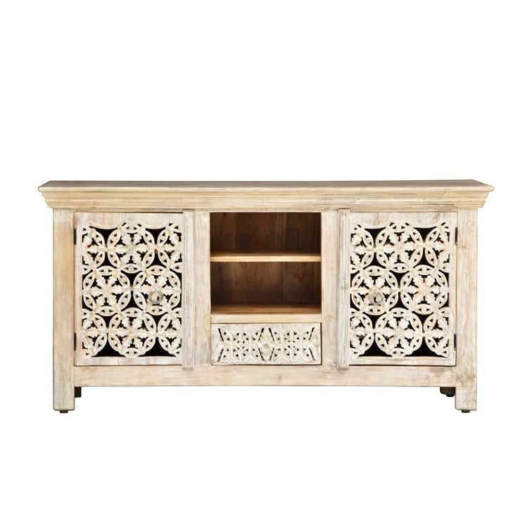 Linehan Hand Carved Wooden TV Cabinet