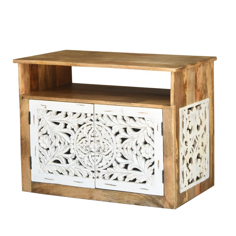 Esom Wooden Carved TV Cabinet