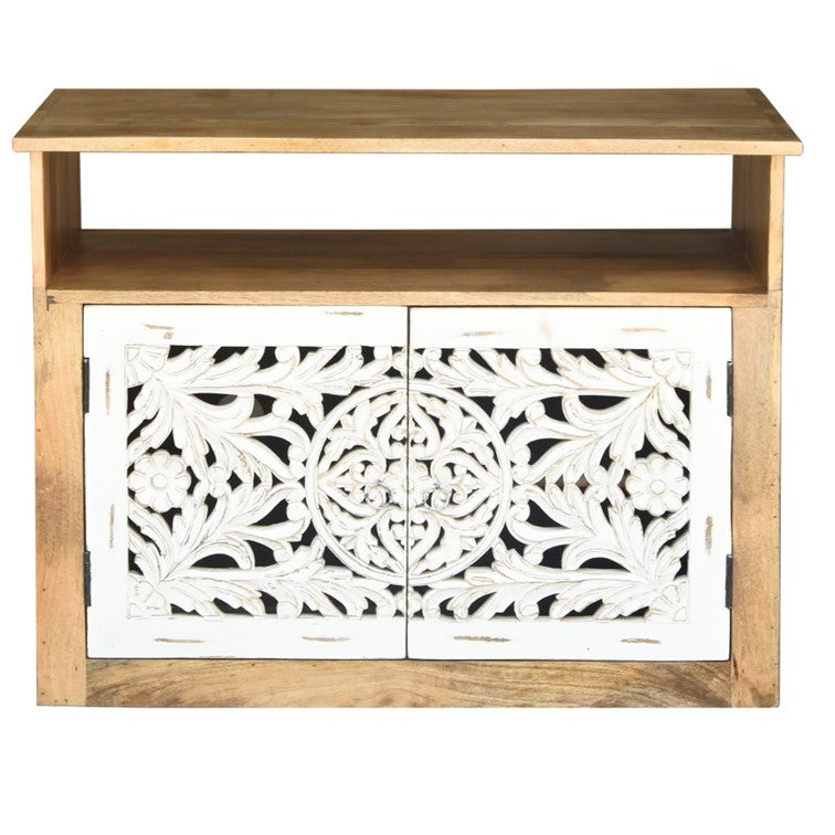 Esom Wooden Carved TV Cabinet
