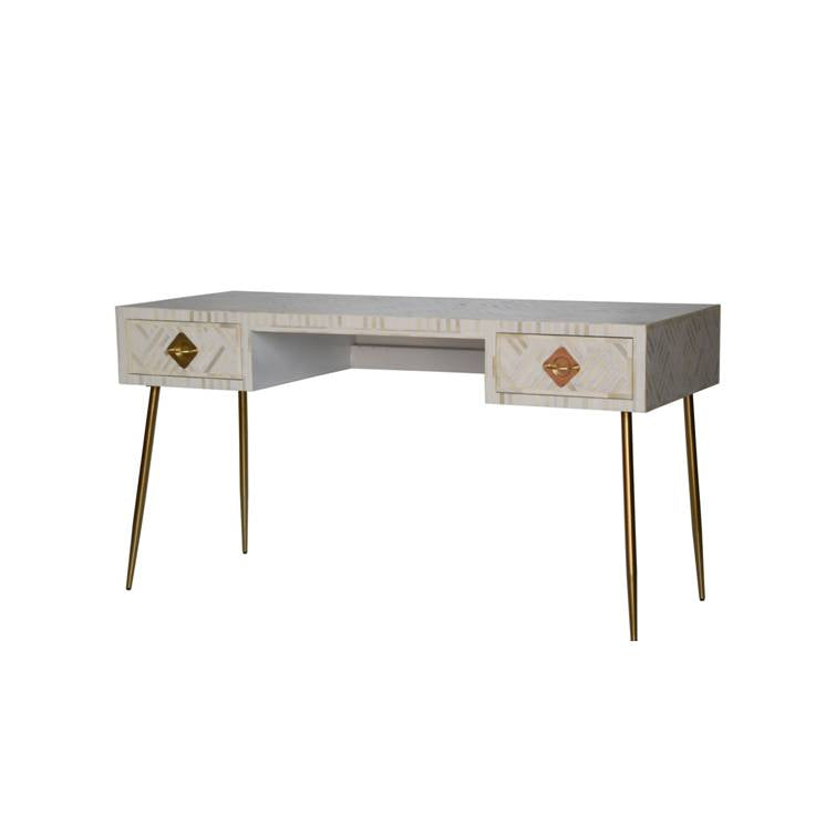 Cassidy Bone Inlay Study Table