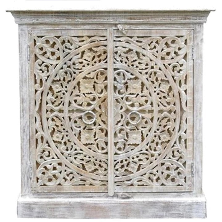 Russel Wooden Carved Chest