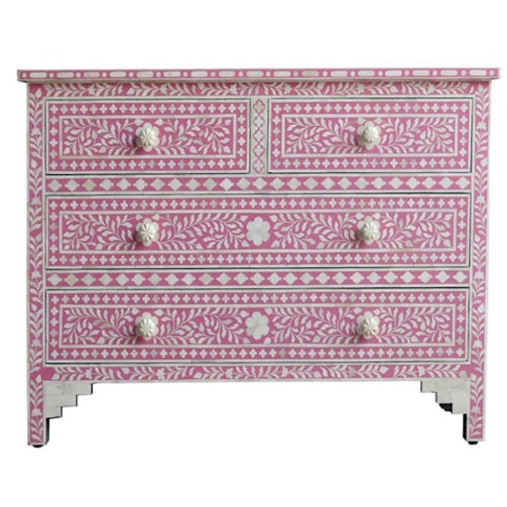 Biel Bone Inlay Chest of Drawer