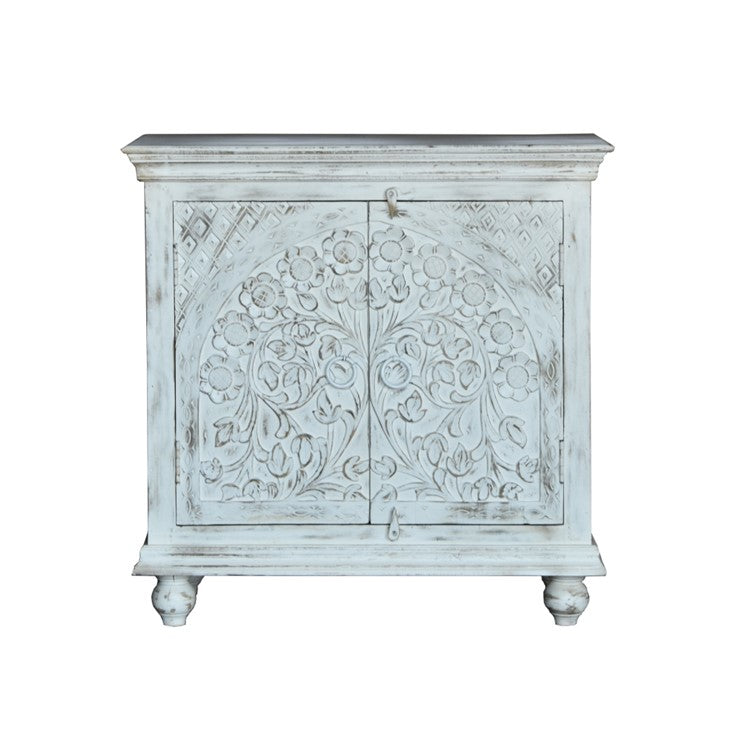 Tara Carved Wooden Cabinet