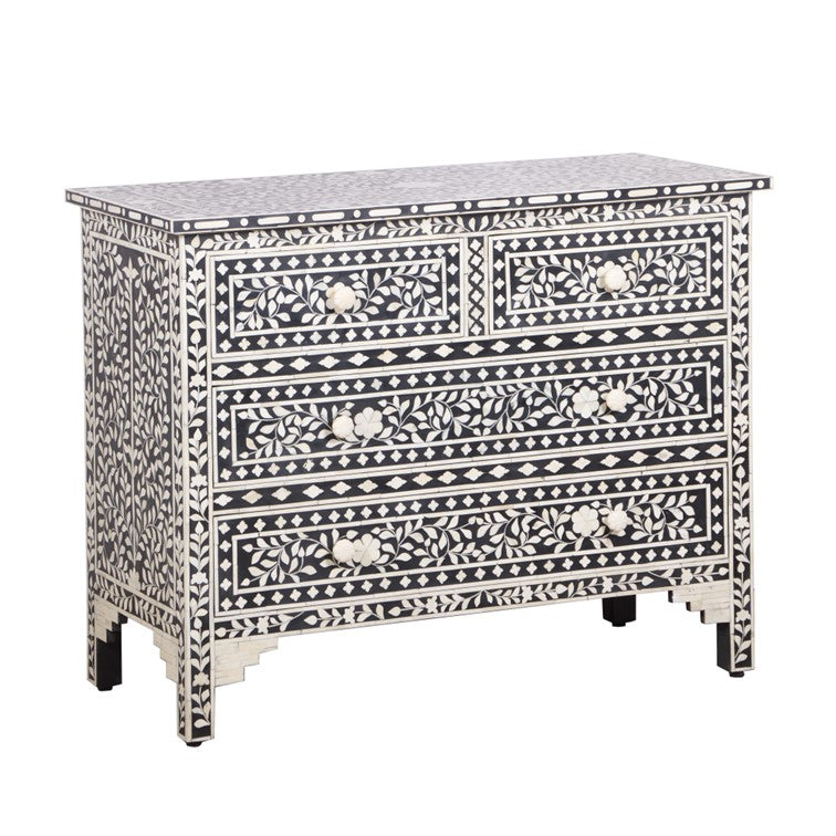 Lizy Bone Inlay Chest of drawer