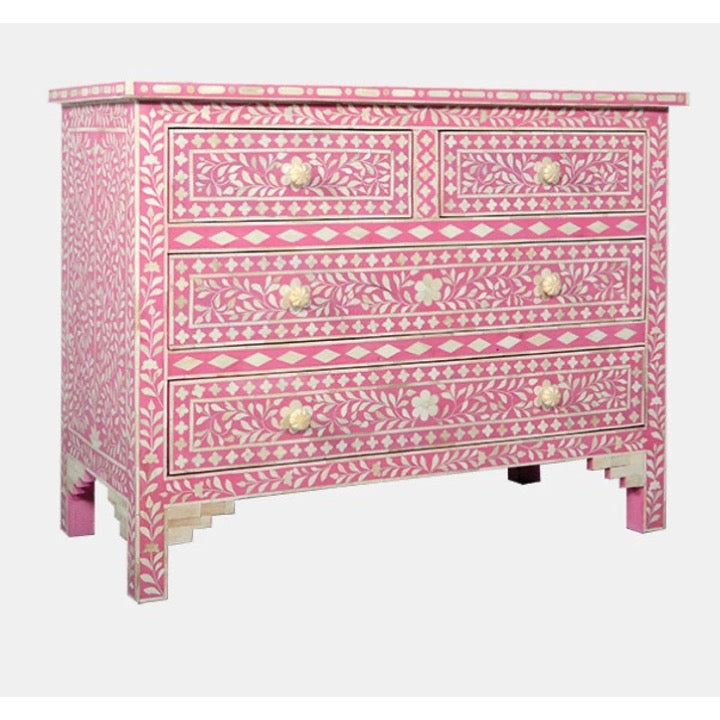 Bernice Bone Inlay Chest of Drawer