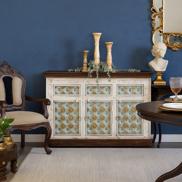 Wiki Hand Carved Wooden Buffet