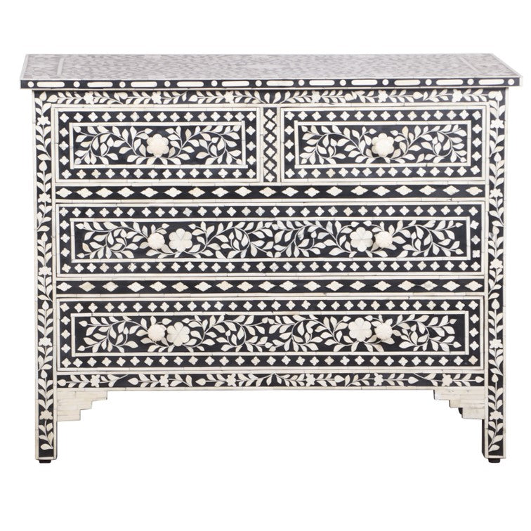 Lizy Bone Inlay Chest of drawer
