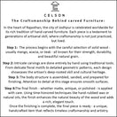 Switch Saina Hand Carved Wooden Console Table 3 image