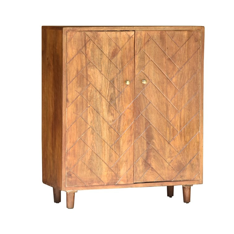 Keith Carved Wooden Cabinet