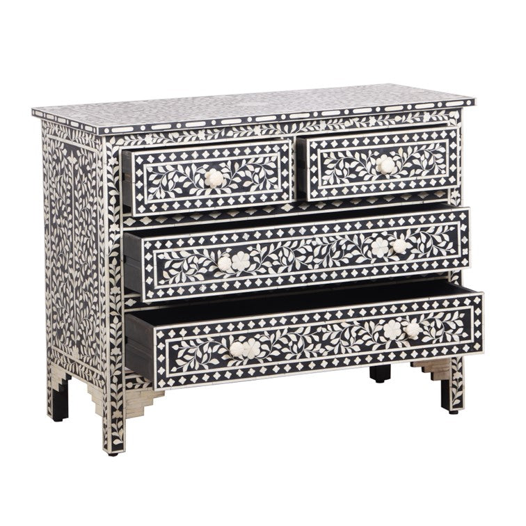 Lizy Bone Inlay Chest of drawer