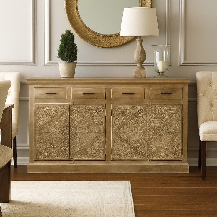 Harry Hand Carved Sideboard