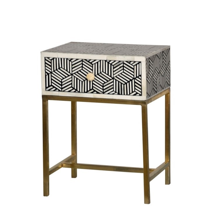 Via Bone Inlay Bedside