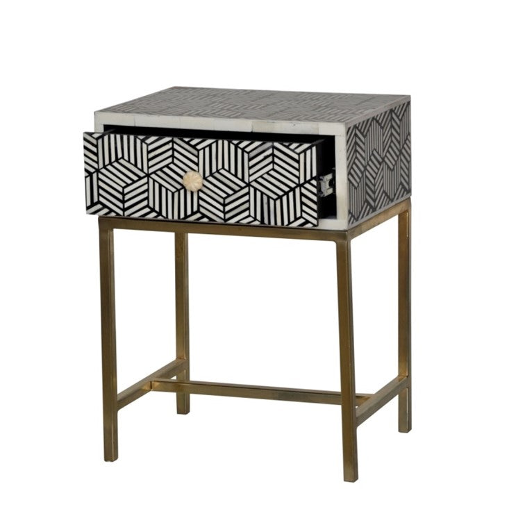 Via Bone Inlay Bedside