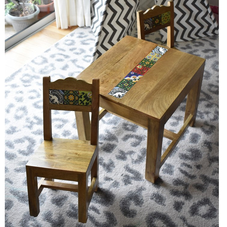 Chalotra Wooden Chairs and Table