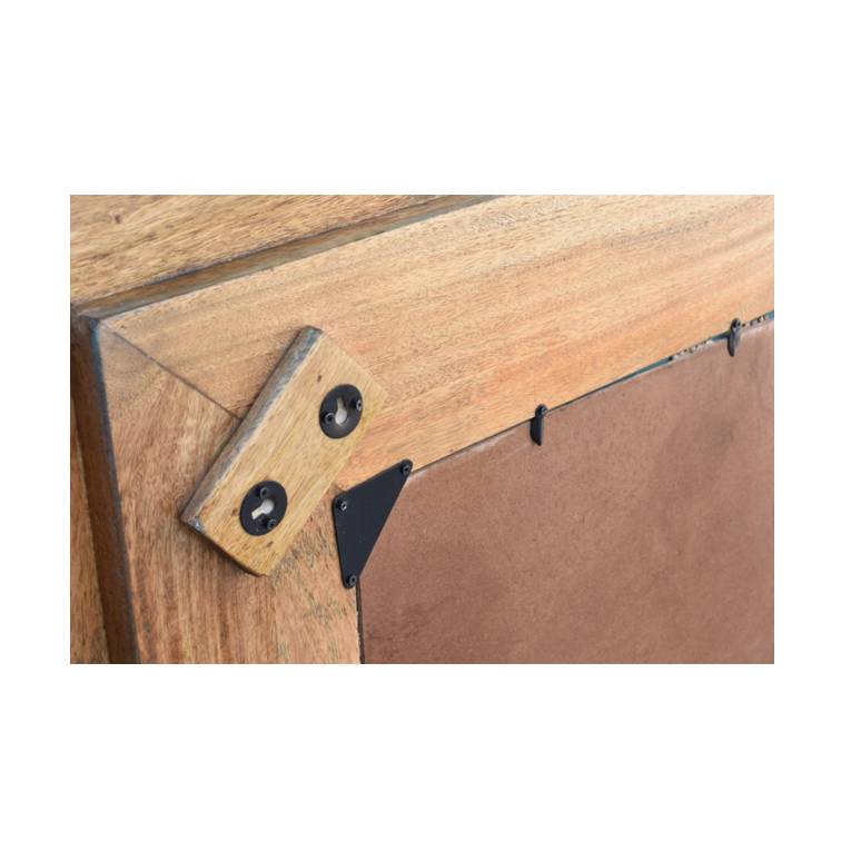 Janet Hand Carved Wooden Mirror