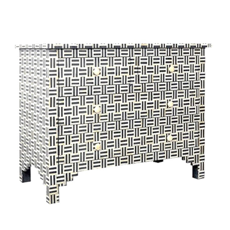 Odin Bone Inlay Chest of drawer