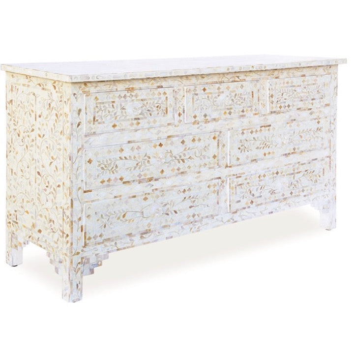Evan Mother of Pearl Inlay Dresser