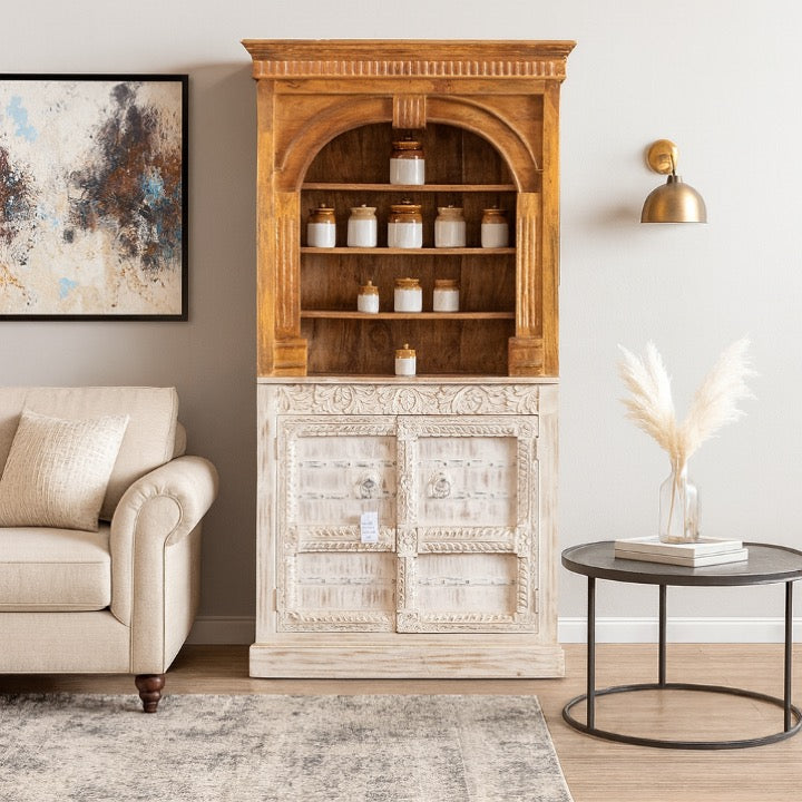 Laxmi Carved Bookshelf