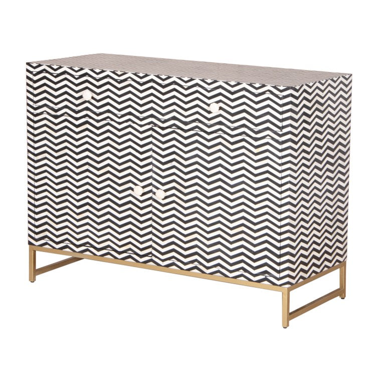 Leo Bone Inlay Chest