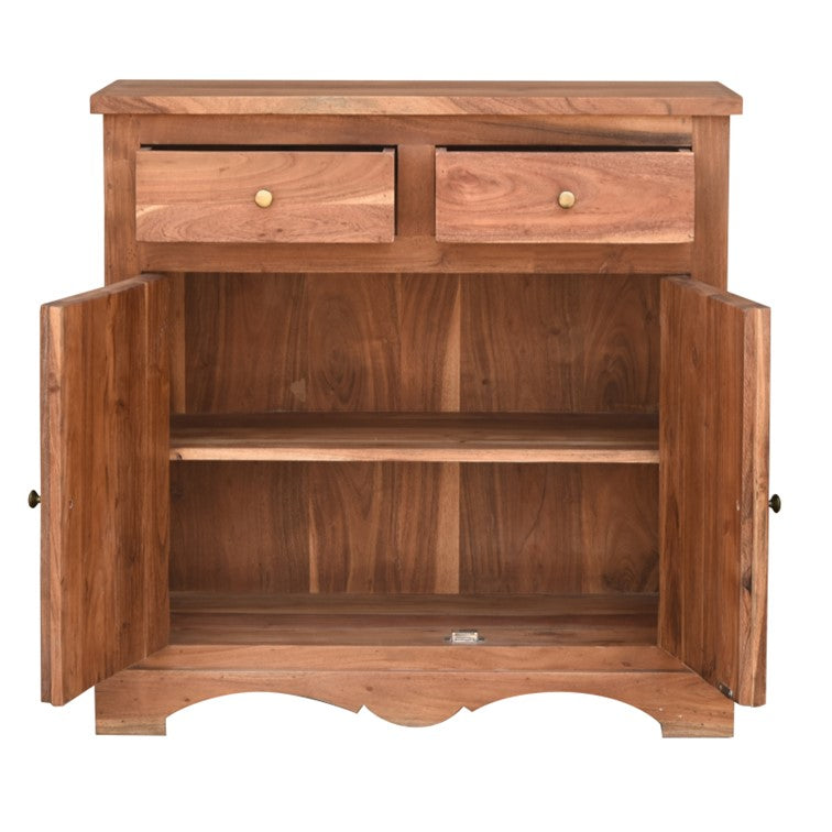 Rainie Carved Wooden Cabinet