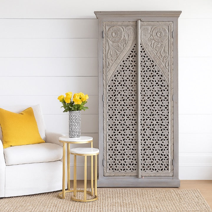 Herry Hand Carved Almirah