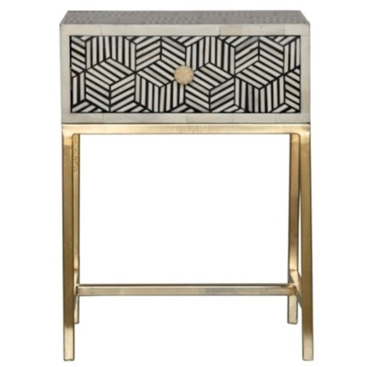 Via Bone Inlay Bedside