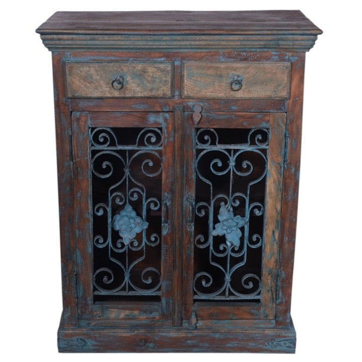 Basani Carved Wooden Cabinet