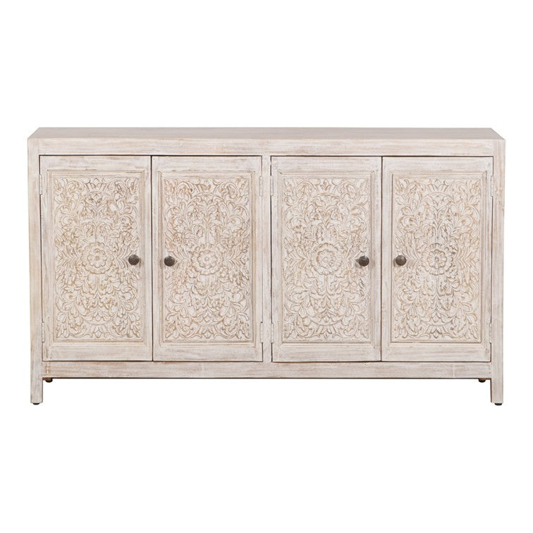Hawai Hand Carved Wooden Sideboard