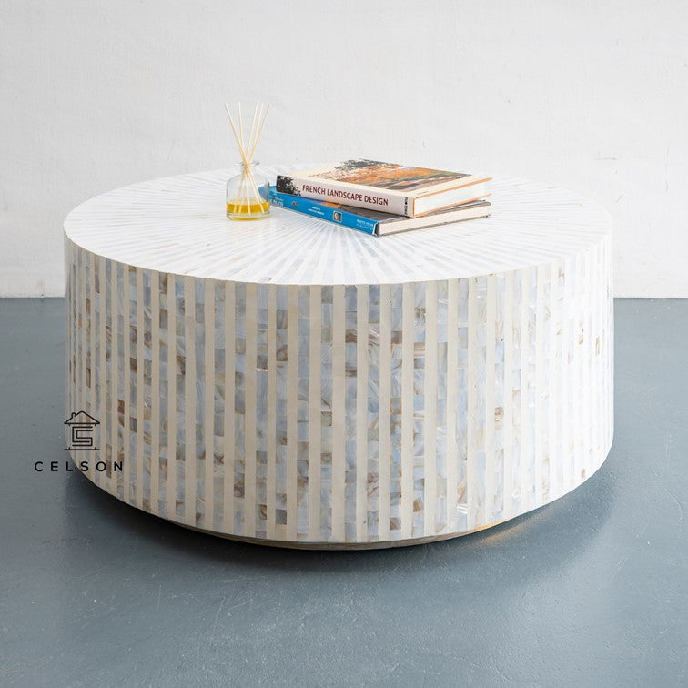Kaylah Mother of Pearl Inlay Coffee Table