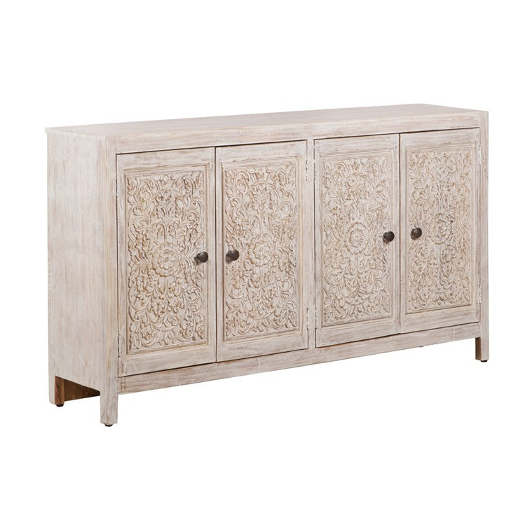 Hawai Hand Carved Wooden Sideboard