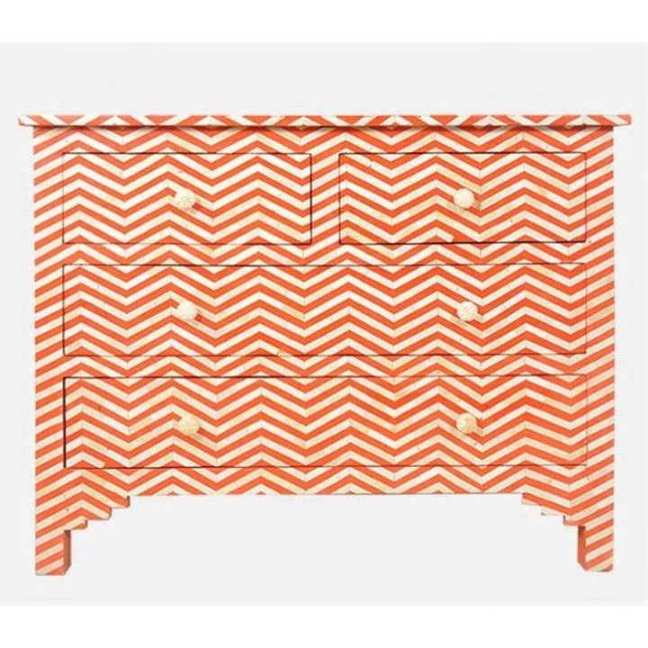 Calynn Bone Inlay Chest of Drawer