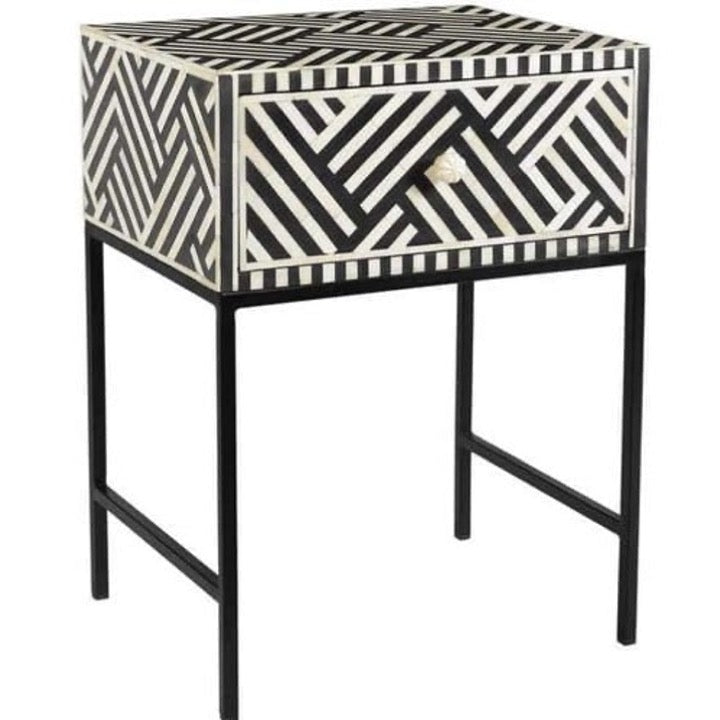 Willie Bone Inlay Bedside