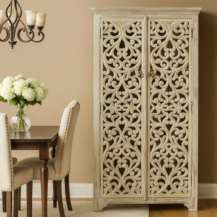 Keri Hand Carved Almirah