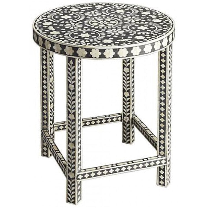 Lavie Mother of Pearl Inlay Side Table