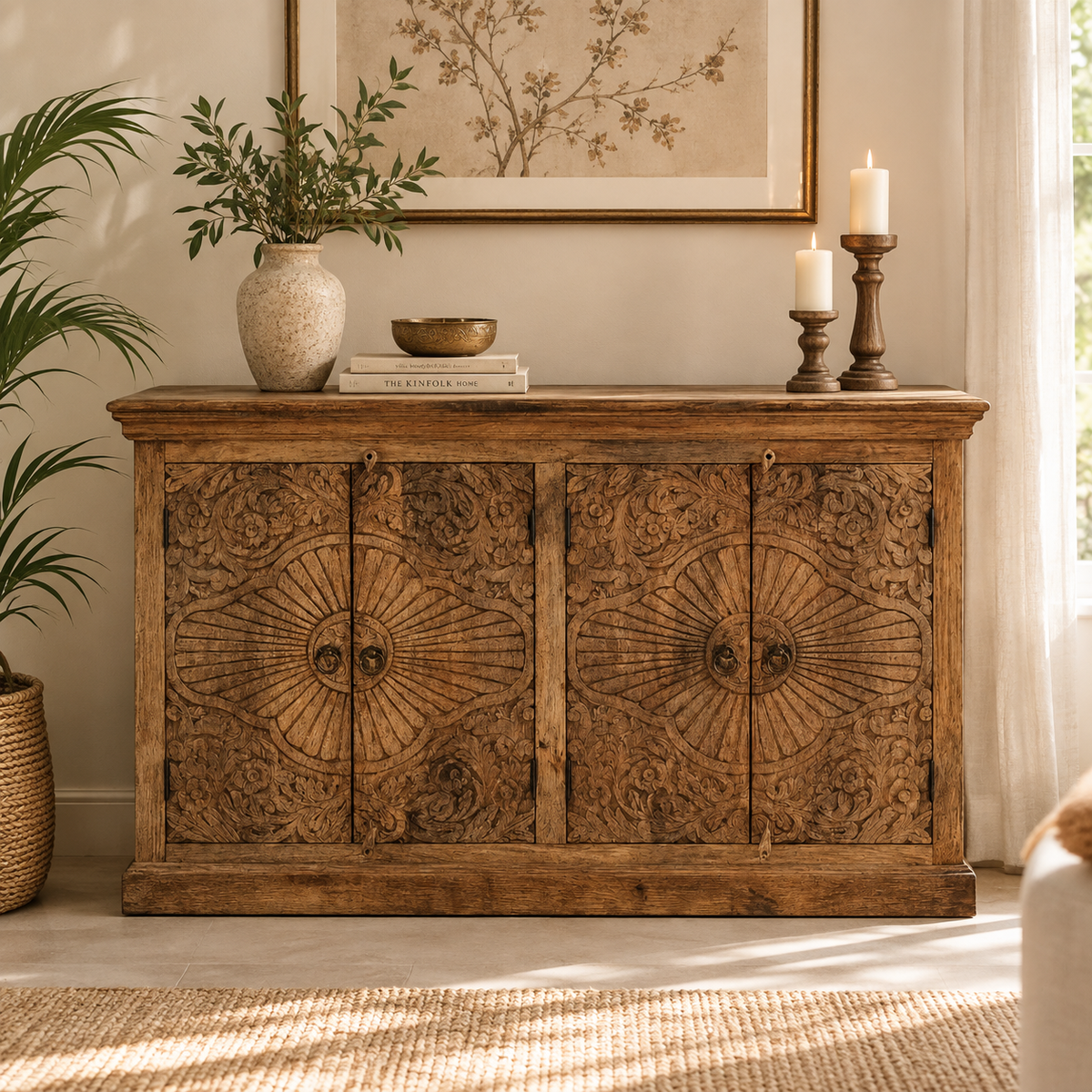 Daryl Hand Carved Sideboard