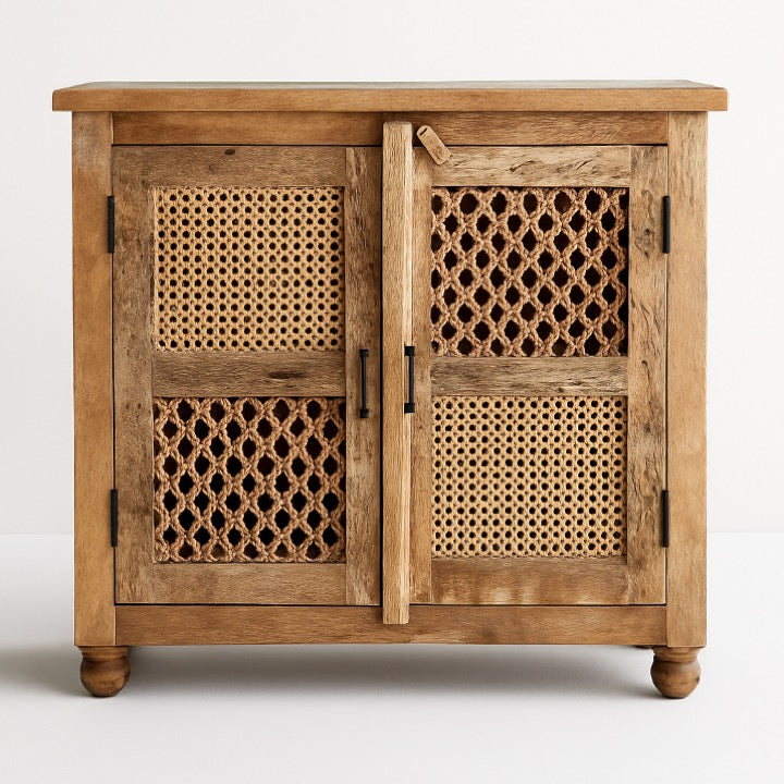 Alston Hand carved Wooden Cabinet