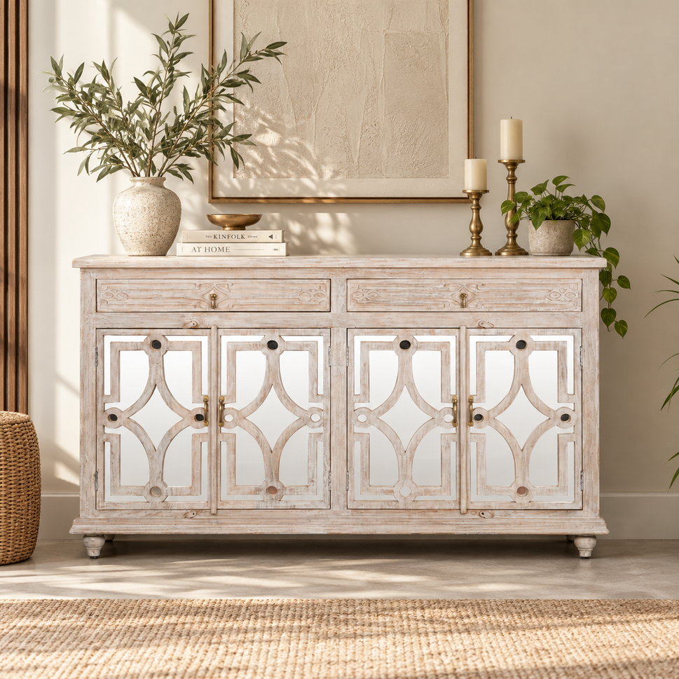 Elizabeth Hand Carved Sideboard