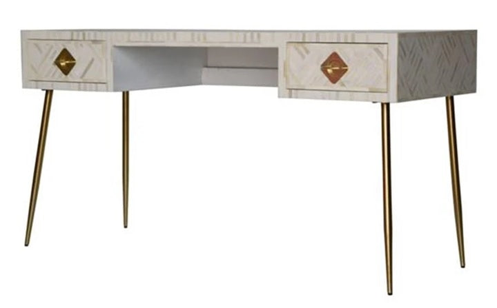 Cassidy Bone Inlay Study Table