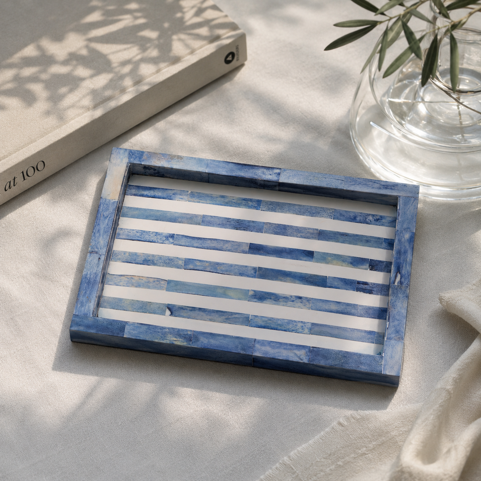 Madie Bone Inlay Tray