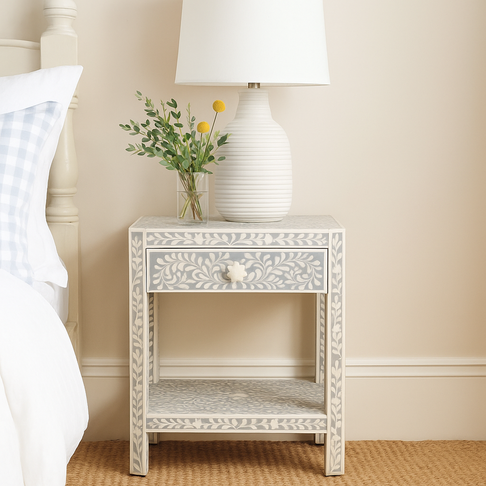 Wyllie Bone Inlay Bedside