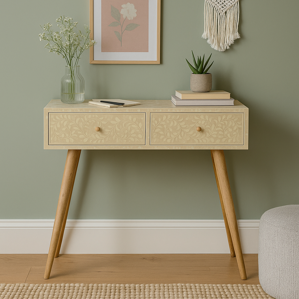 Peter Bone Inlay Study Table