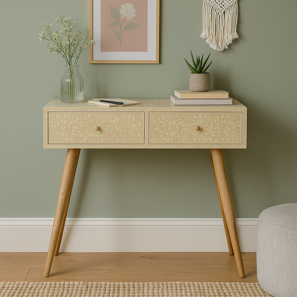 Peter Bone Inlay Study Table