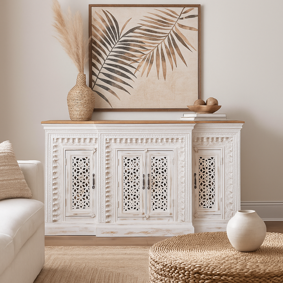 Peter Carved Wooden Buffet